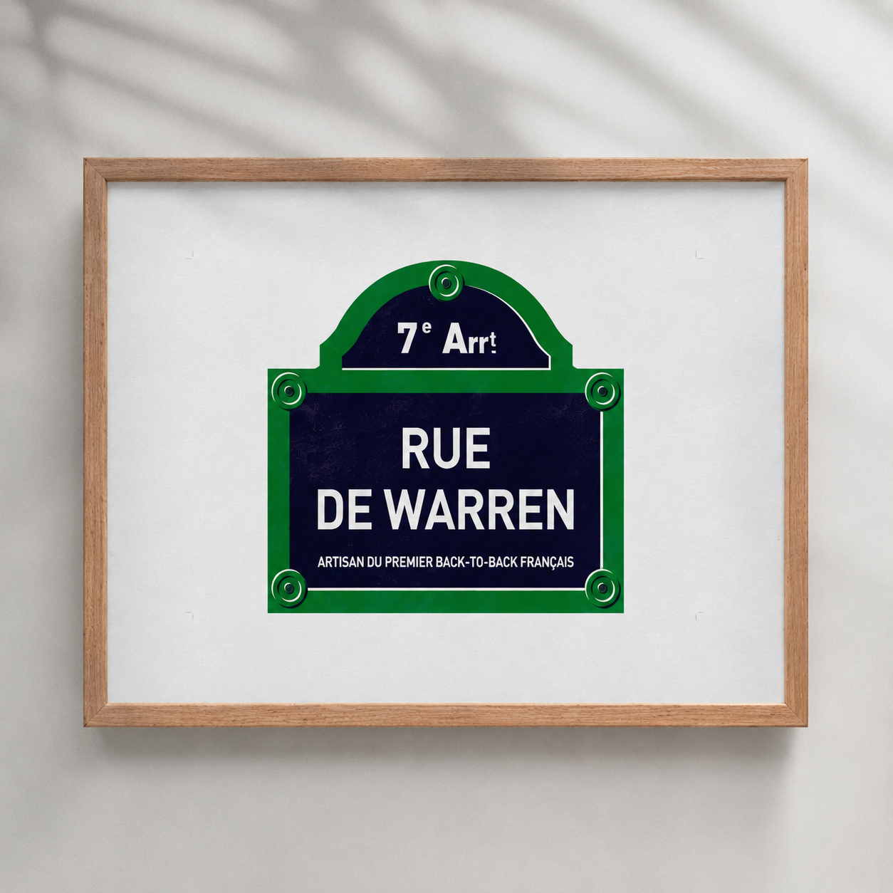 Affiche Rue de Warren